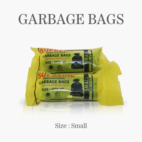 Garbage bag 17x19 pouch packaging