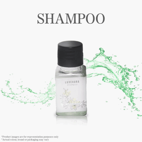 Shampoo 20ml- Transparent bottle -Square